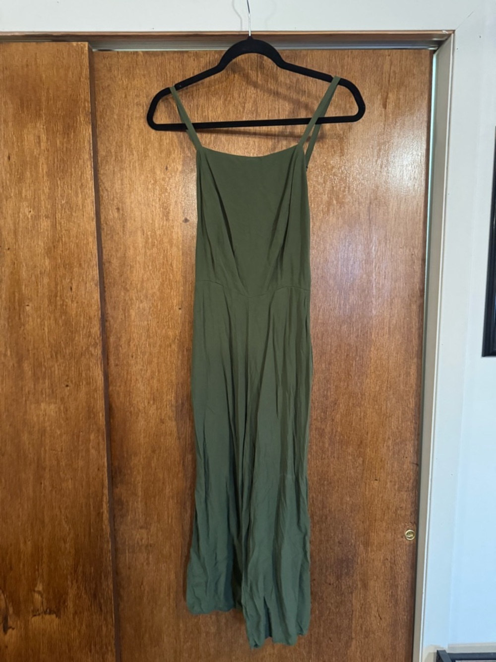 Old Navy Olive Green Strappy Jumpsuit